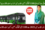 1100 New Electric Buses Arriving in Punjab from Shanghai 2025