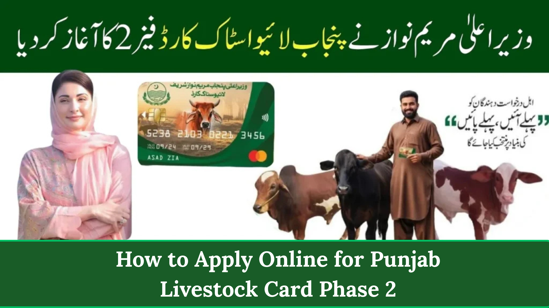 How to Apply Online for Punjab Livestock Card Phase 2