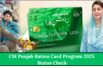 CM Punjab Ration Card Program 2025 Status Check