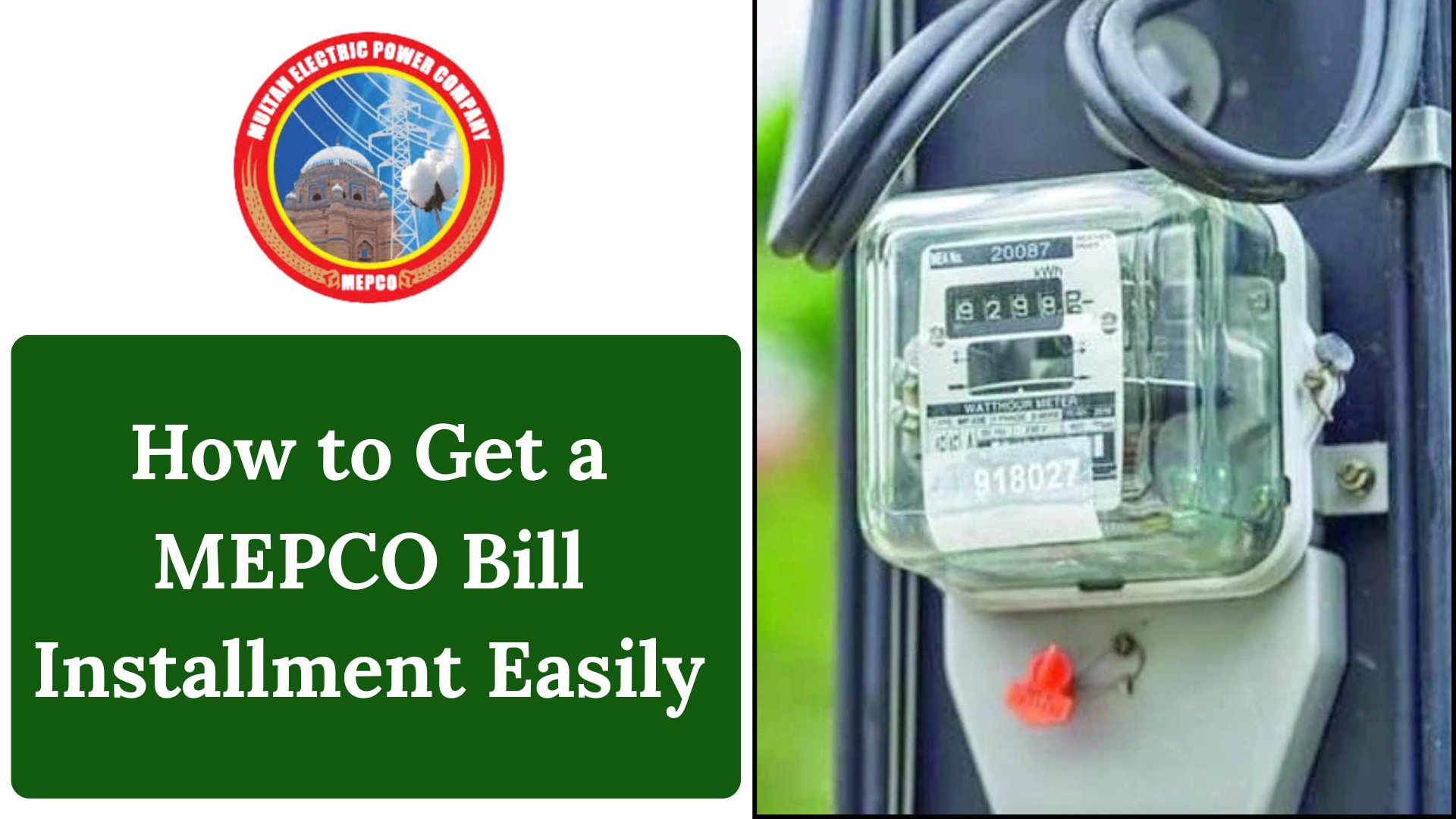 How to Get a MEPCO Bill Installment Easily